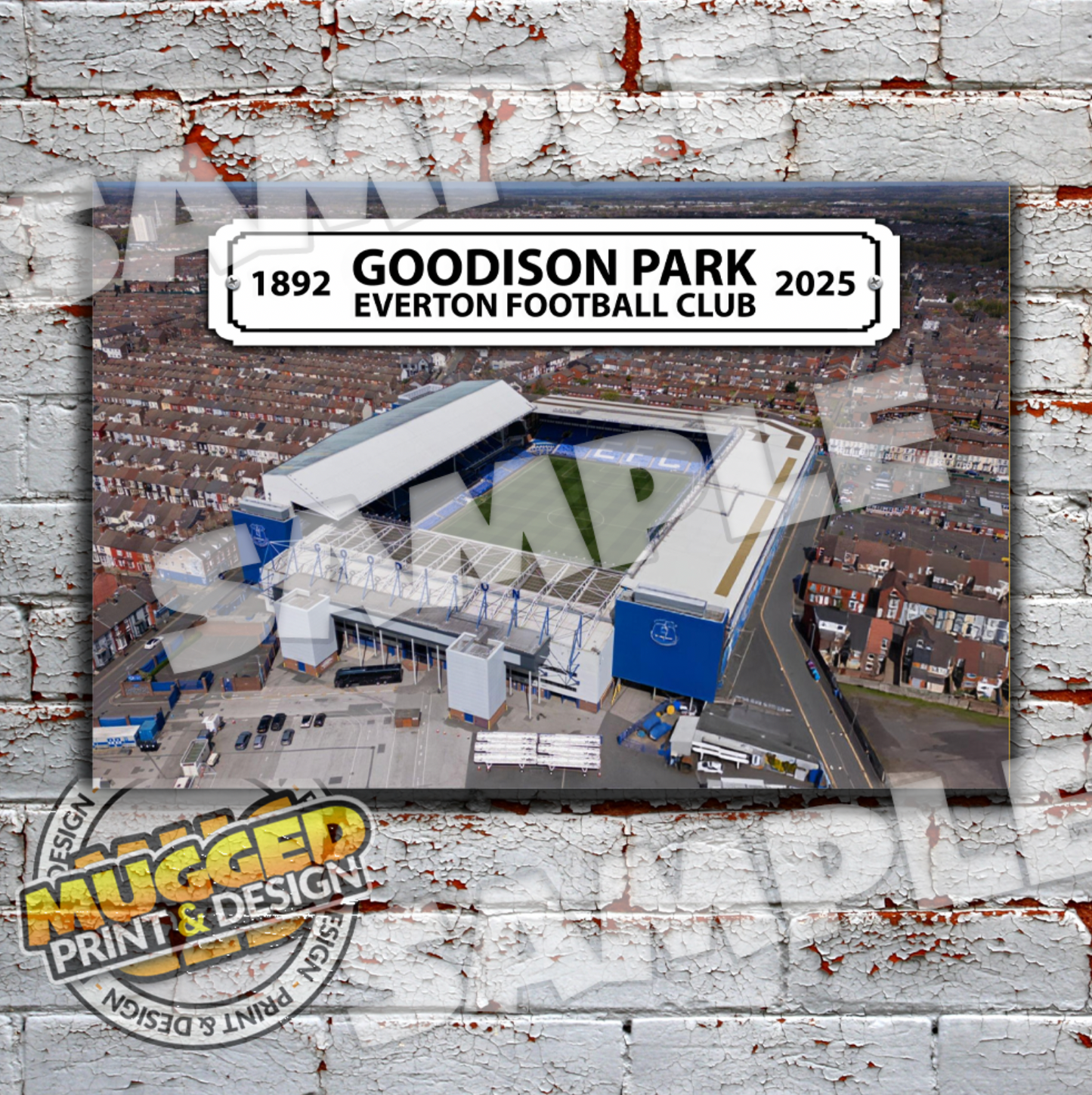 Goodison Park (Everton FC) Stadium Sign