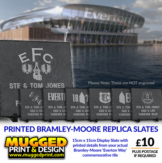 Everton Bramley Moore Photo Slate *PERSONALISED*