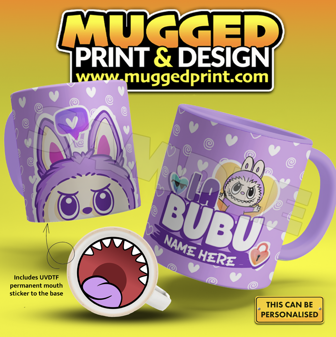 Labubu Monster Mug *PERSONALISED*