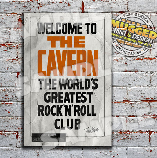 The Cavern - The Worlds Greatest Rock'n'Roll Club Aluminium Sign