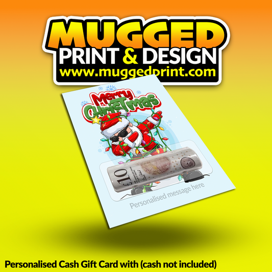 Xmas Cash Gift Card *PERSONALISED*