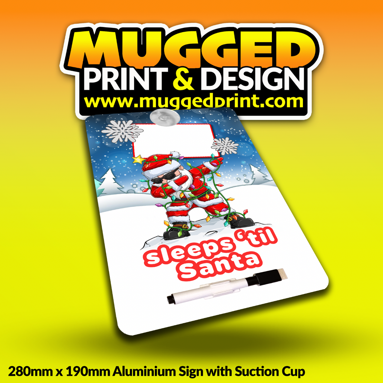 Sleeps 'Til Xmas Sign