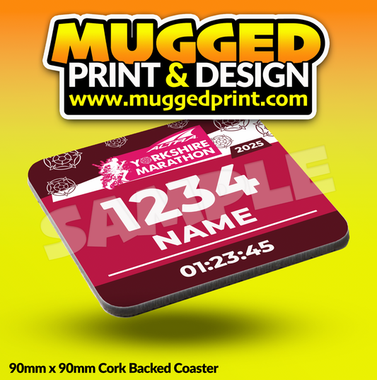 2025 Yorkshire Marathon Coaster PERSONALISED