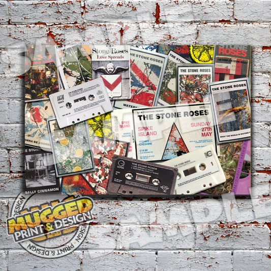 Stone Roses Montage Aluminium Sign