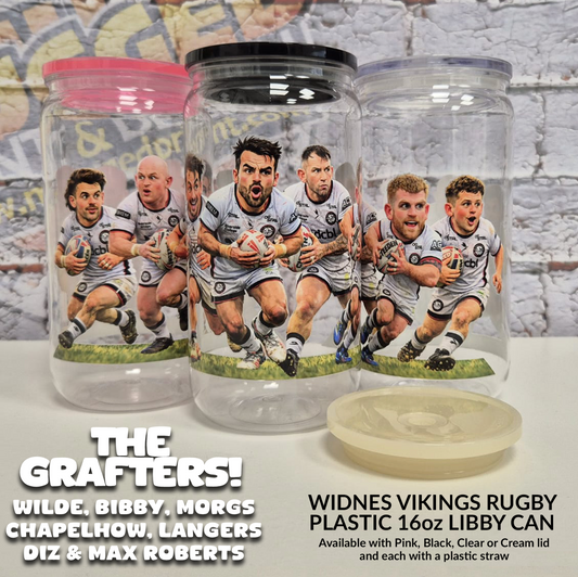Widnes Vikings GRAFTERS Plastic Libby Cup with Straw