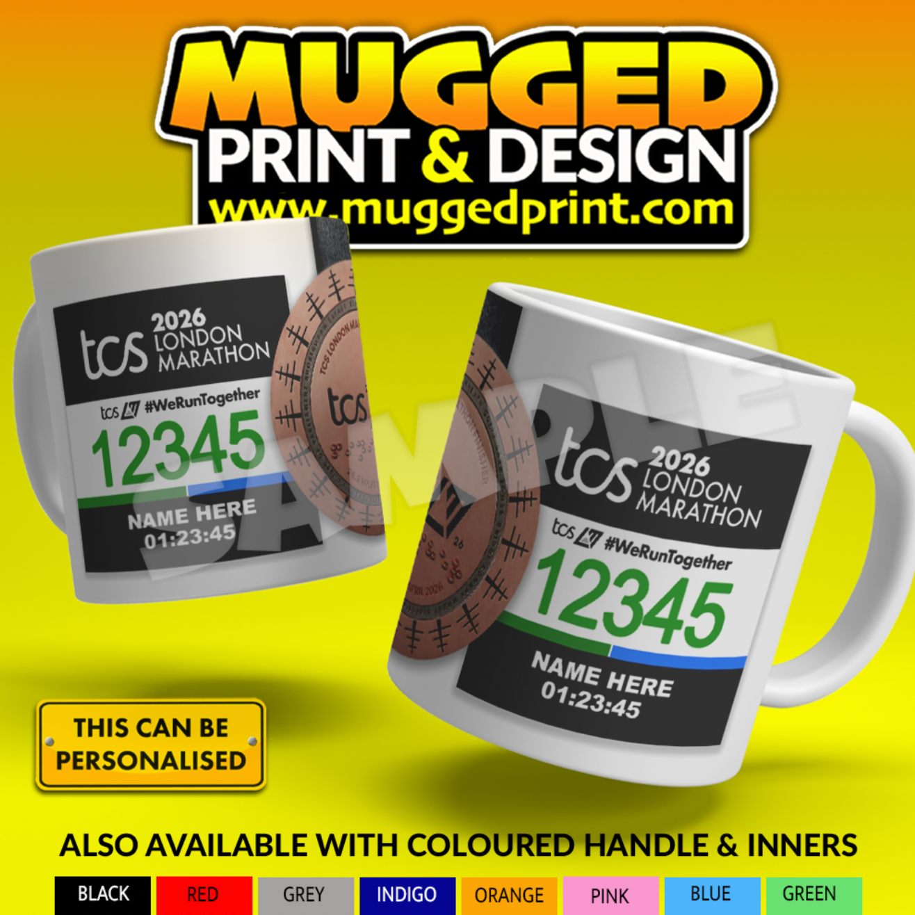 2026 London Marathon Mug *PERSONALISED*