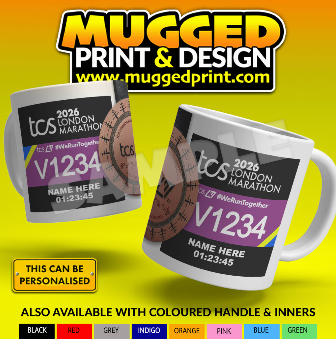2026 London Marathon Mug *PERSONALISED*
