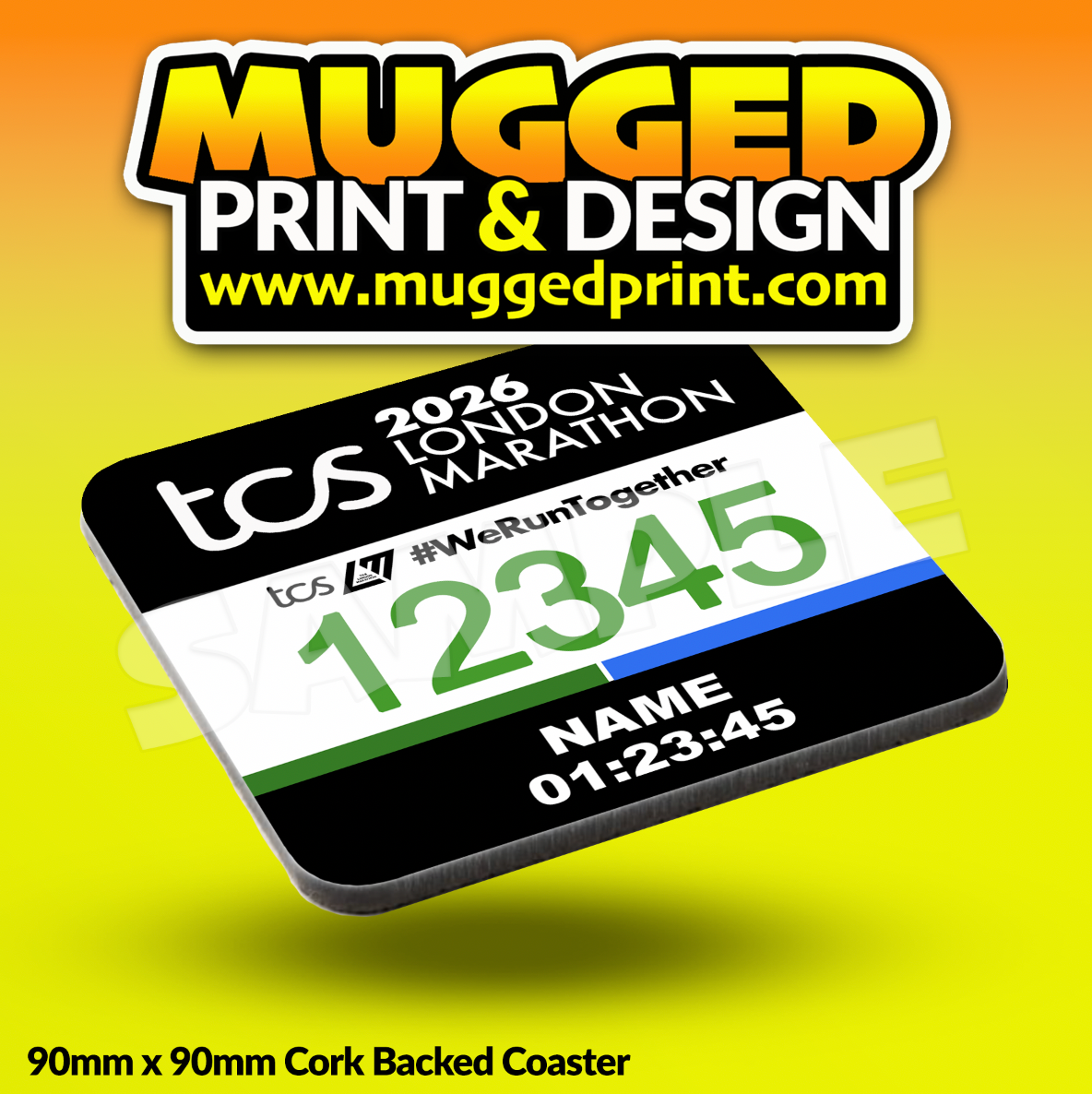 2026 London Marathon Coaster *PERSONALISED*