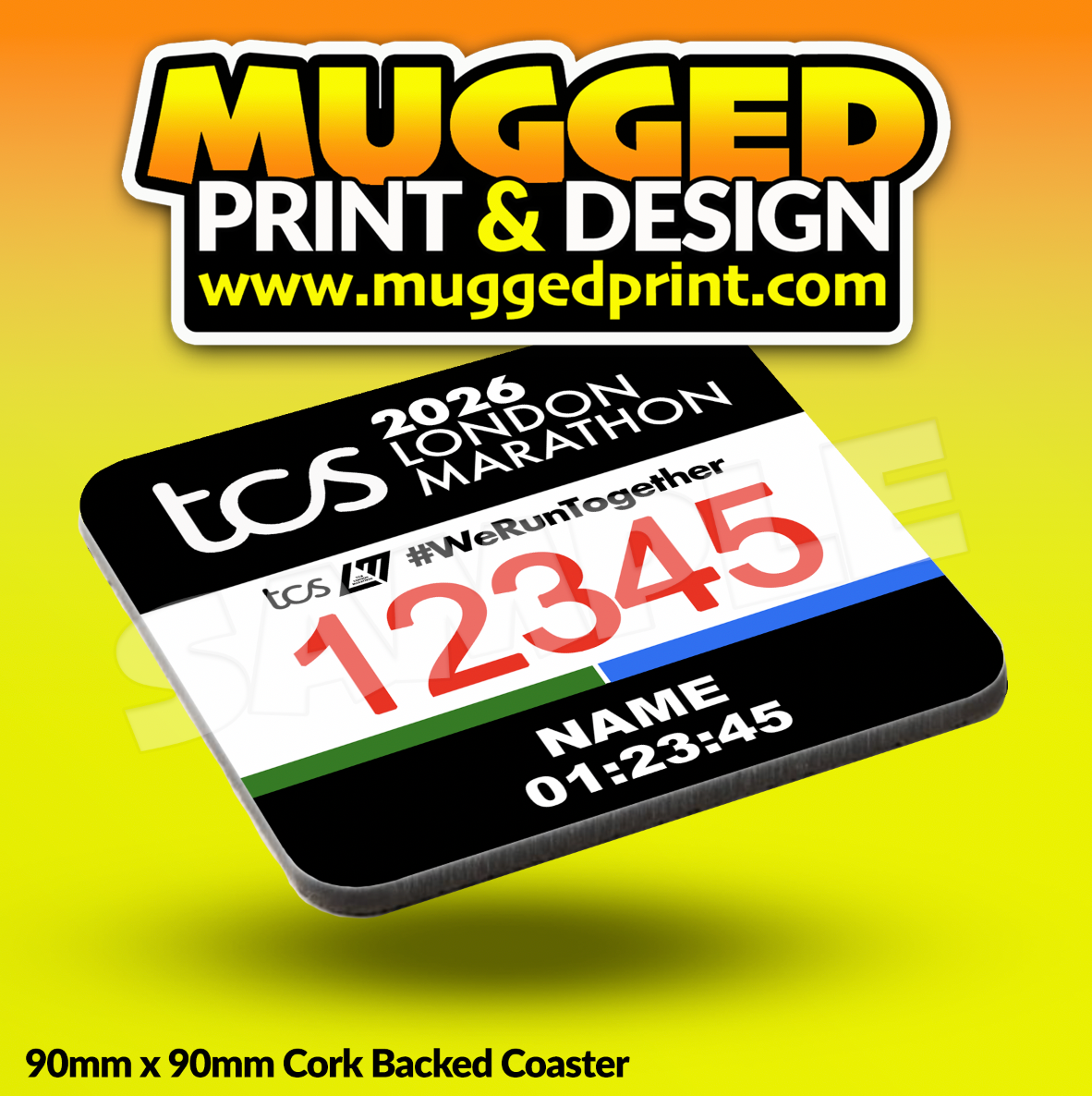 2026 London Marathon Coaster *PERSONALISED*