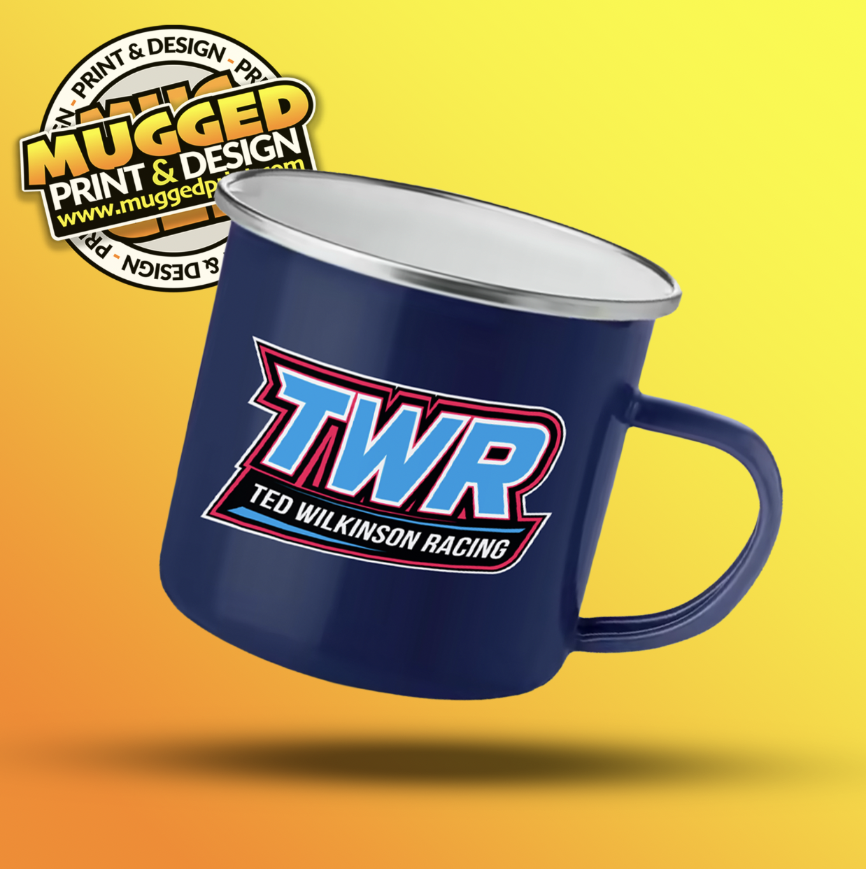 TWR Enamel Camping Mug