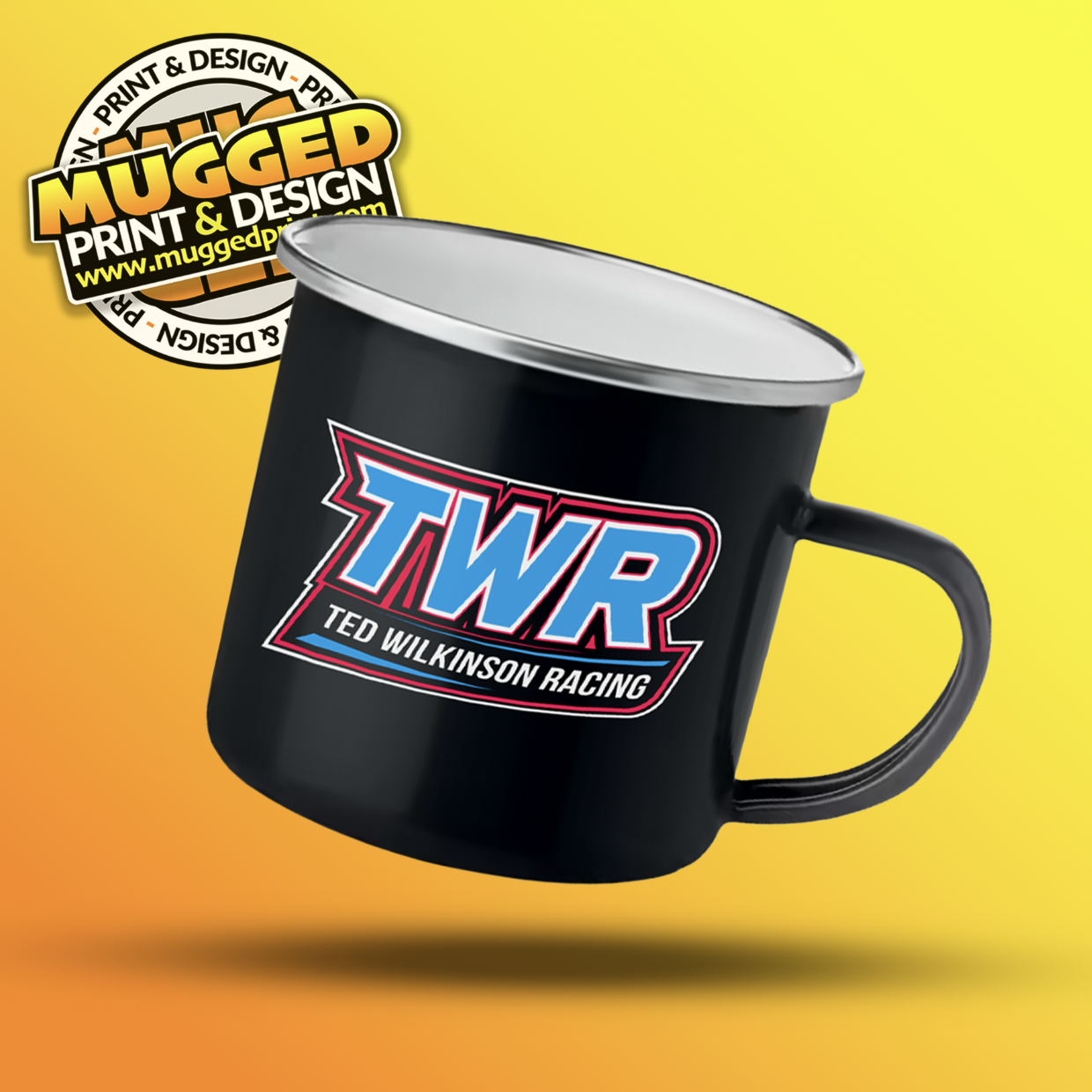 TWR Enamel Camping Mug