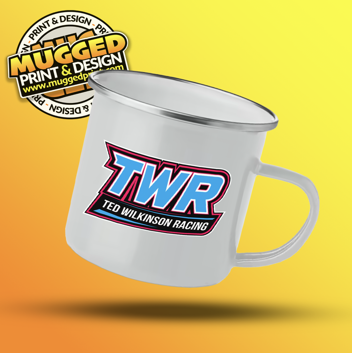 TWR Enamel Camping Mug