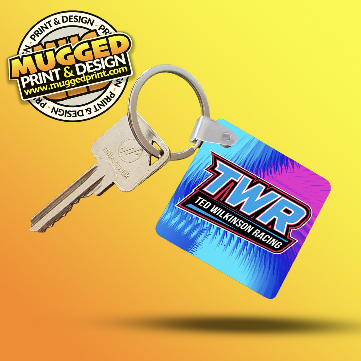 TWR MDF Double Sided Keyring