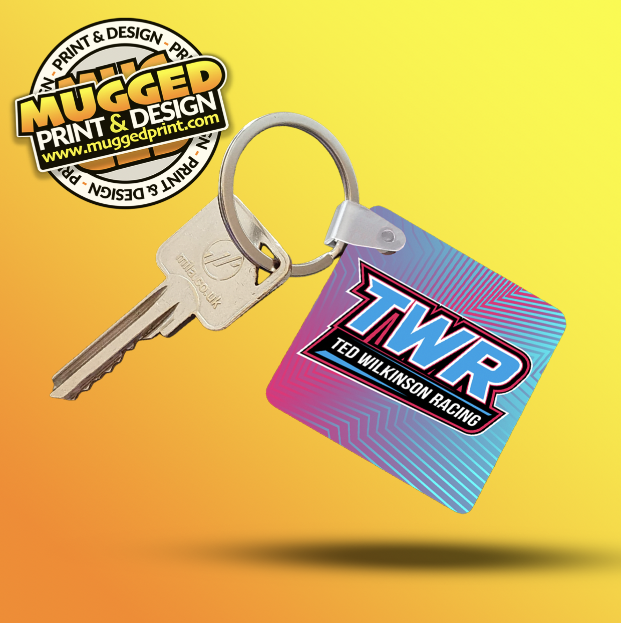 TWR MDF Double Sided Keyring