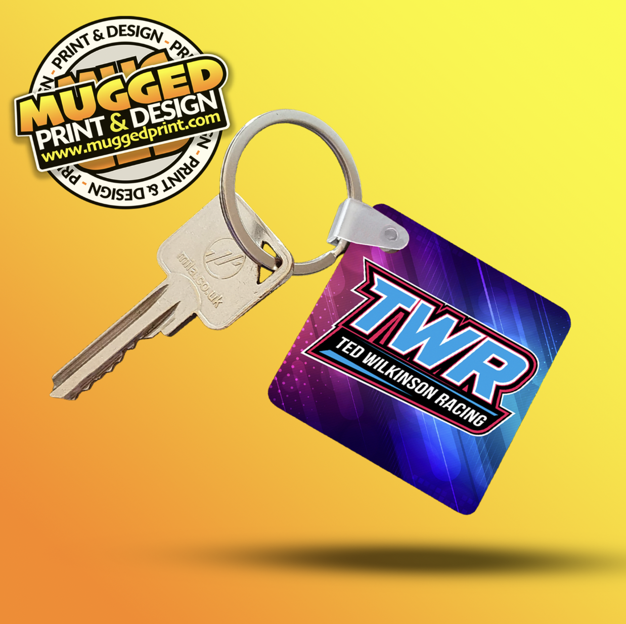 TWR MDF Double Sided Keyring