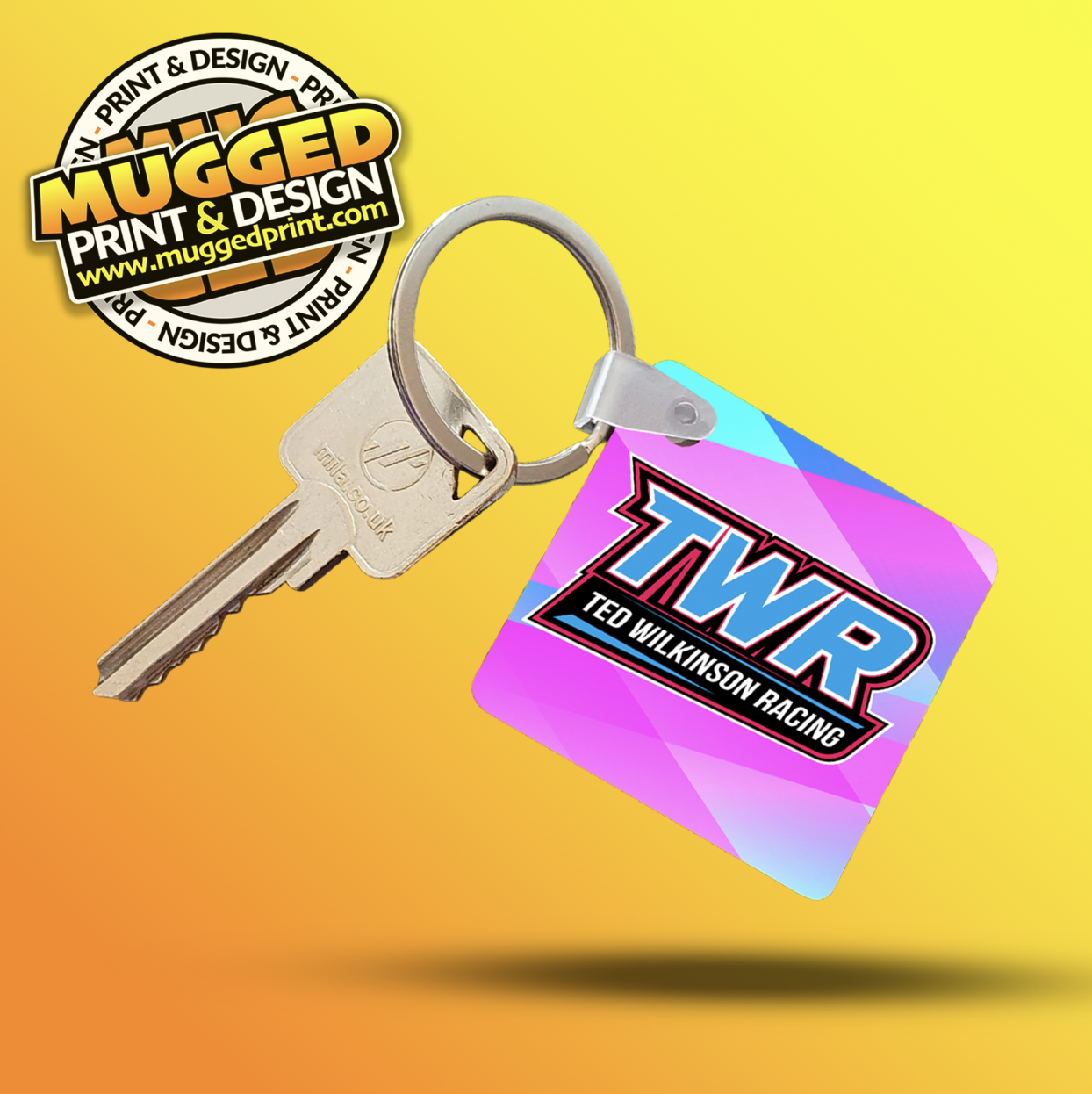 TWR MDF Double Sided Keyring