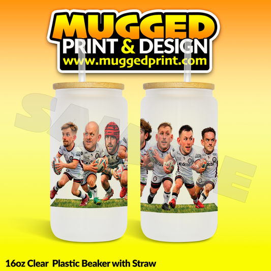 Widnes Vikings THINKERS Plastic Libby Cup with Straw