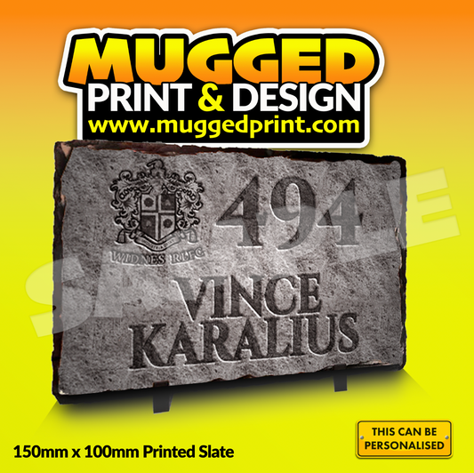 Widnes RLFC Heritage Player Slate